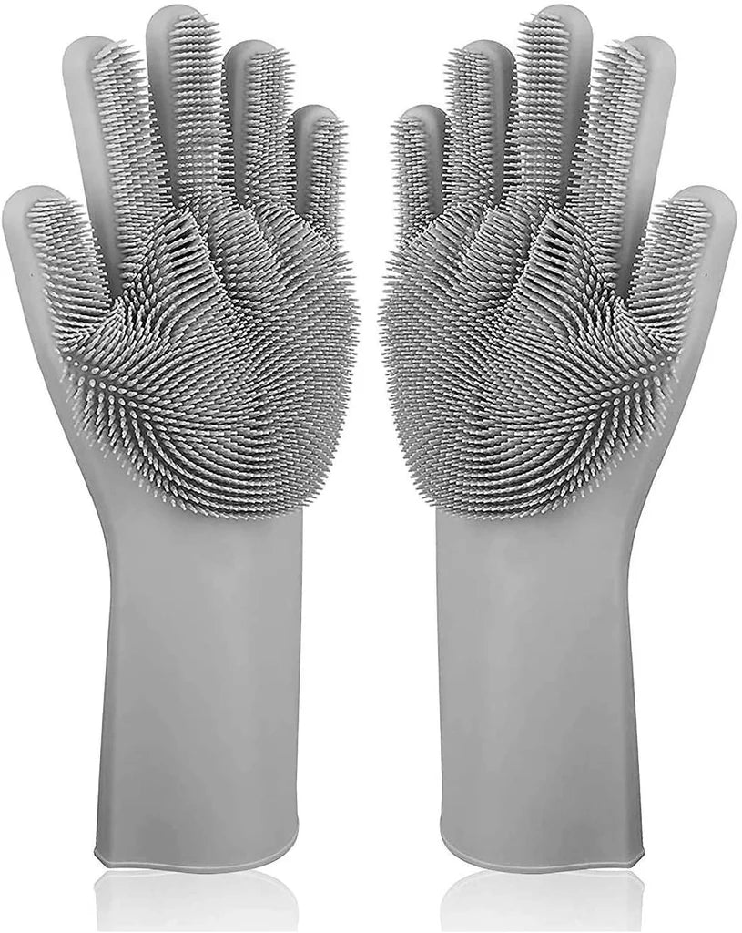 Magic Washing gloves with scrubber